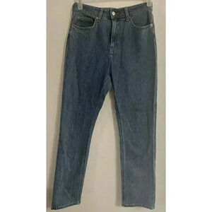 H&M Denim Women's Size 8‎ Straight Mid Rise Dark Wash Jeans